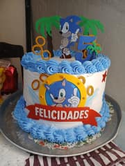 cakes temático de nata de 20 por 15 cm de alto