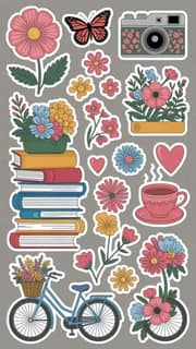 Hoja de stickers