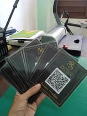 QR personalizado y plastificado