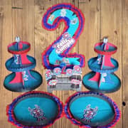 Decoraciones para mesas de cumpleaños