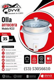 Olla arrocera RC22, 900W
