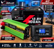 Kit de energía (batería+cargador+convertidor)