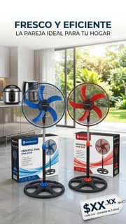 Ventilador de pedestal