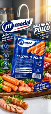 Salchicha de pollo