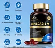 Omegas 3 6 y 9 con curcuma 100cap