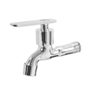 Llave plateada corta