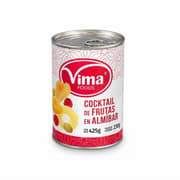 Cocktail de frutas en almíbar