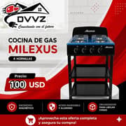Cocina de gas Milexus