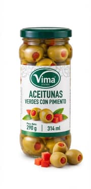 Aceitunas Rellenas con Pimiento