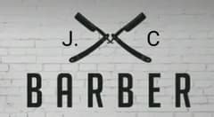 Logo de Barberia con estilo JC