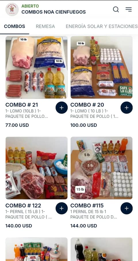 COMBOS NOA CIENFUEGOS