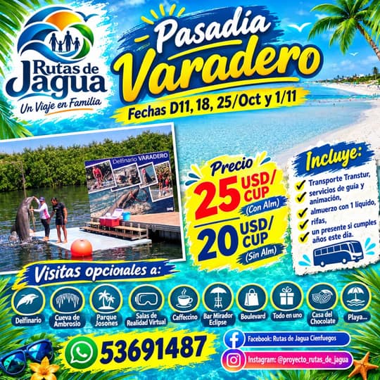 Pasadía en Varadero