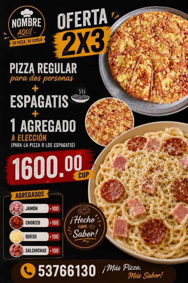 En un 2x3 pizzeria