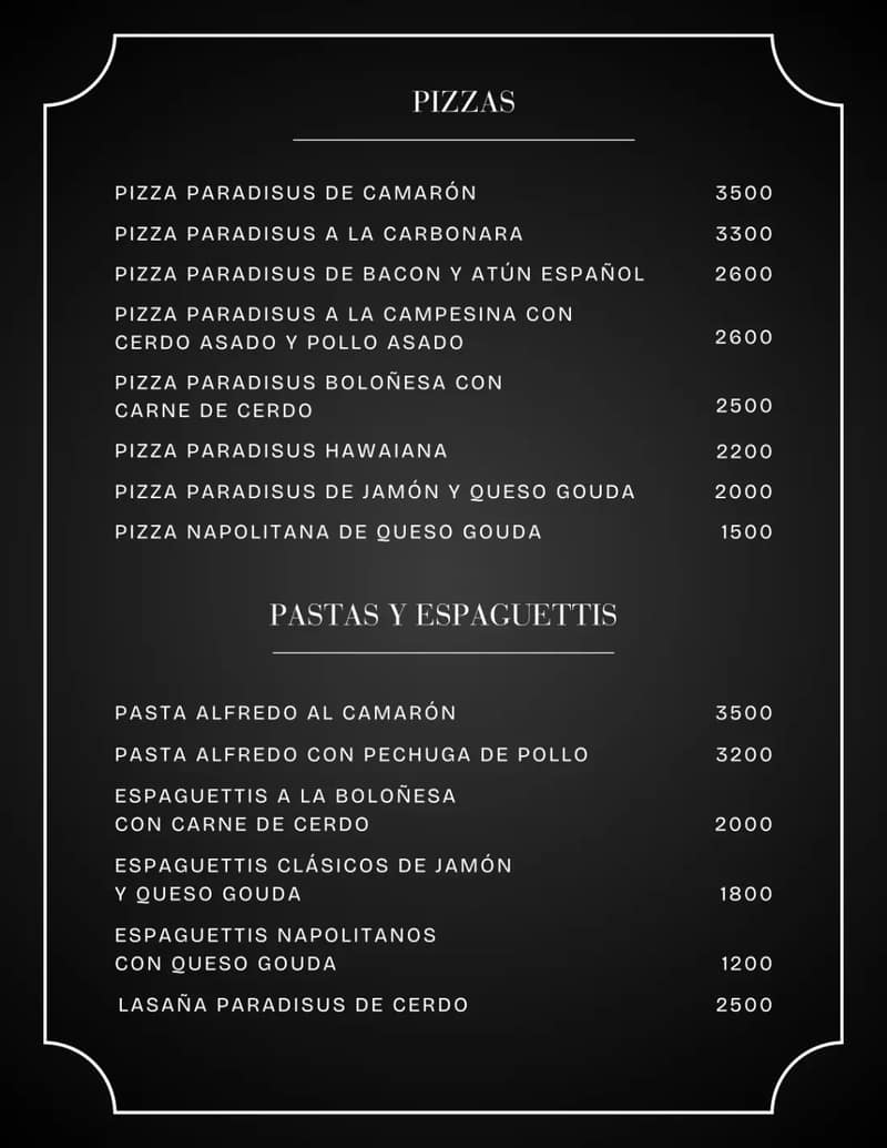 Menú