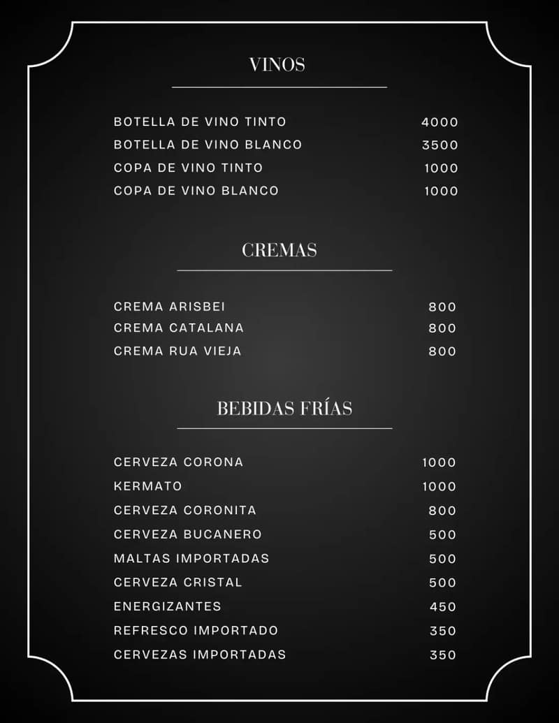 Menú