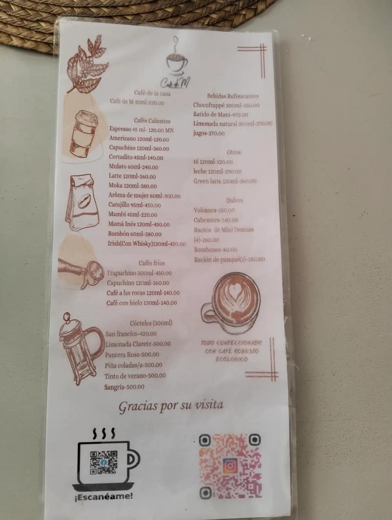 Menú