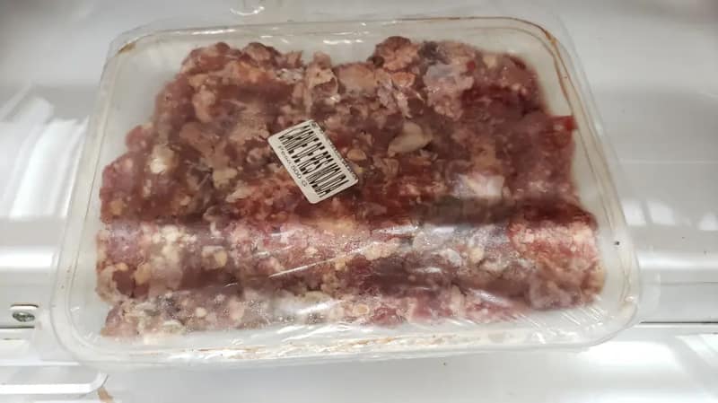 Carne de res molida